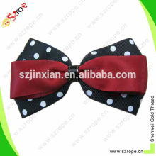 Dot Ribbon Bow para cabelo